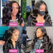 Hairporium Brazilian 13x6 Lace Frontal Wig – 4x4 Pre-Plucked Transparent Lace Closure Wig Hairporium 5 - Hairporium 