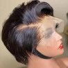 Hairporium Straight Pixie Cut Wigs T-Part Human Hair Wig – Natural Short Style Transparent 13x4 Lace Front Wig Hairporium 2 - Ha