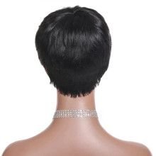 Hairporium Short Straight Bob Wig with Bangs – Natural Human Hair Pixie Cut for Women Hairporium 5 - Hairporium 