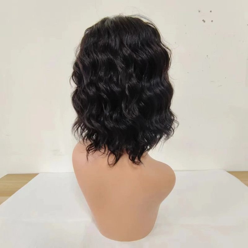 Hairporium Short Bob Body Wave Human Hair Wig with Bangs – Glueless Elegance for Black Women Hairporium 2 - Hairporium 