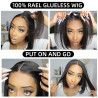 180% Density Wear and Go Bob Wig – Glueless Pre-Cut Lace Human Hair Wig for Women Hairporium 5 - Hairporium 