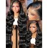 Hairporium 250% Density Body Wave Lace Wig - 13x6 HD Lace Frontal, 13x4 Transparent Lace, 100% Human Hair Loose Wave Wig Hairpor