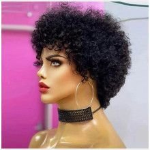 Hairporium Afro Kinky Curly Wig – Bouncy Brazilian Remy Human Hair for Black Women Hairporium 5 - Hairporium 