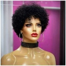 Hairporium Afro Kinky Curly Wig – Bouncy Brazilian Remy Human Hair for Black Women Hairporium 6 - Hairporium 