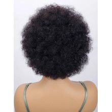 Hairporium Afro Kinky Curly Pixie Cut Human Hair Wig – Natural Looking Fluffy Short Wig for Women Hairporium 3 - Hairporium 