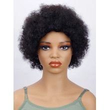 Hairporium Afro Kinky Curly Pixie Cut Human Hair Wig – Natural Looking Fluffy Short Wig for Women Hairporium 4 - Hairporium 