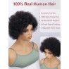 Hairporium Afro Kinky Curly Pixie Cut Human Hair Wig – Natural Looking Fluffy Short Wig for Women Hairporium 5 - Hairporium 