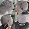 Hairporium Afro Kinky Curly Transparent Lace Front Wig – Brazilian Remy Human Hair Short Bob Wig Hairporium 6 - Hairporium 