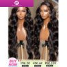 Hairporium Body Wave Human Hair Wig - 13x4 Lace Front & 4x4 Closure, Bleached Knots & Natural Hairline for Women Hairporium 1 - 