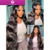 Hairporium Body Wave Human Hair Wig - 13x4 Lace Front & 4x4 Closure, Bleached Knots & Natural Hairline for Women Hairporium 3 - 