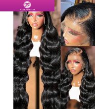 Hairporium 250% Density Body Wave Lace Wig - 13x6 HD Lace Frontal, 13x4 Transparent Lace, 100% Human Hair Loose Wave Wig Hairpor