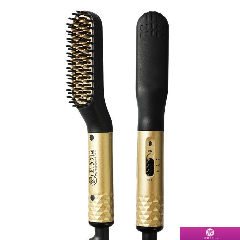 Hairporium Hair Comb Brush & Beard Straightener – Fast Heating Multifunctional Styling Tool Hairporium Hair Comb Brush & Beard Straightener – Fast Heating Multifunctional Styling Tool