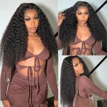 Hairporium Mongolian Kinky Curly Human Hair Bundles - Natural Hair Extensions for Women, 1/3/4 Piece Options Hairporium 6 - Hair