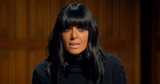 Claudia Winkleman featured beside a haircare product image in a Mirror article