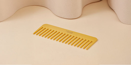 A selection of men’s hair combs arranged for grooming and styling