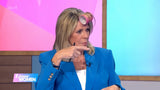 Ruth Langsford in a TV feature discussing an embarrassing hair moment