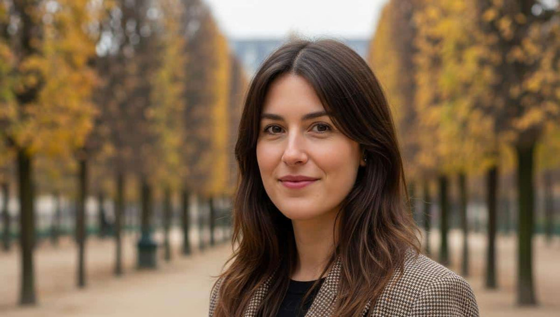 Kate Middleton with warm brown hair and honey-copper highlights, autumn 2025