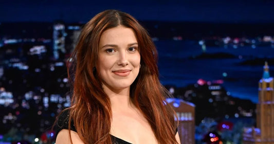 Millie Bobby Brown style-inspired glossy blow-dry look ahead of a TV appearance