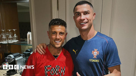 Cal Newsome pictured in his barbershop — the Bridgnorth barber who flew to Dublin to cut Cristiano Ronaldo's hair.