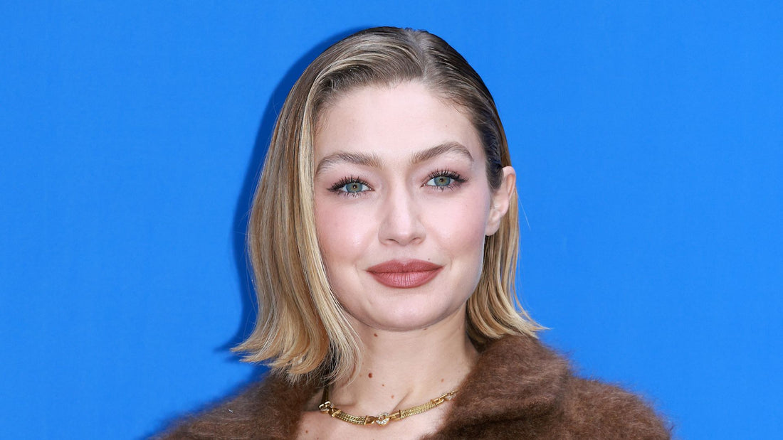 Gigi Hadid debuting a bold new hair colour and style at a public appearance