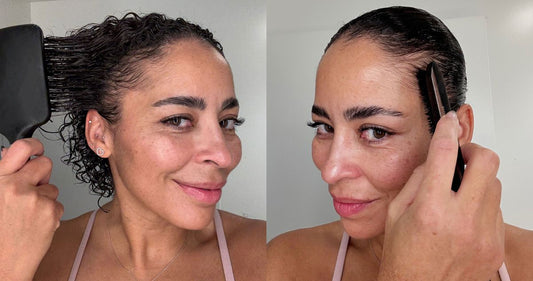 Allison Feaster, former WNBA player, caring for her natural hair on wash day