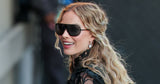 Margot Robbie with soft, dark-romance inspired waves