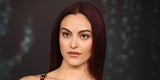 Camila Mendes debuting a fresh brunette hair colour after a recent red phase