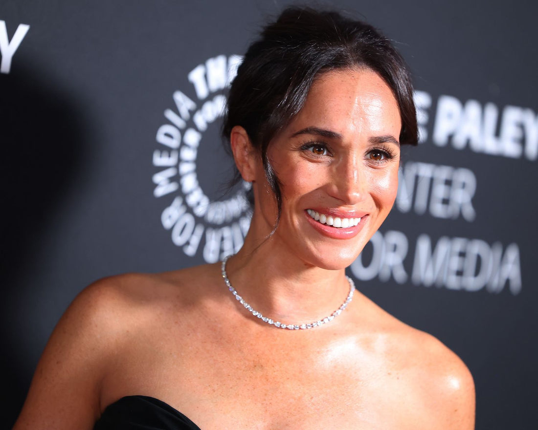 Prince Harry and Meghan Markle during a holiday community outing