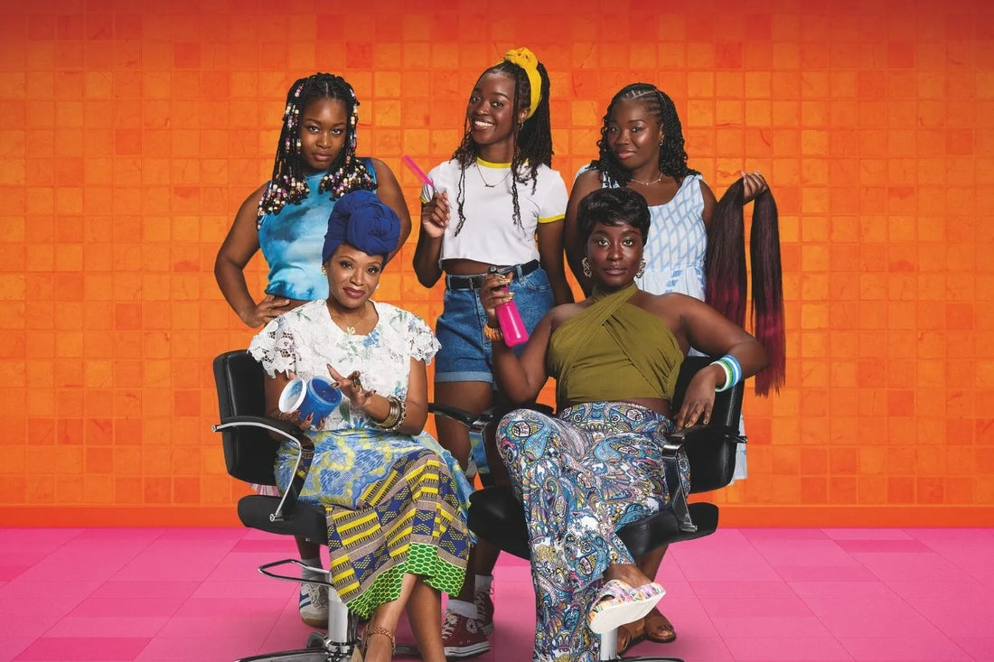 Promotional image for Jaja’s African Hair Braiding ahead of its UK premiere
