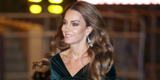 Kate Middleton at the Royal Variety Performance after debuting a brighter, blonder hair colour