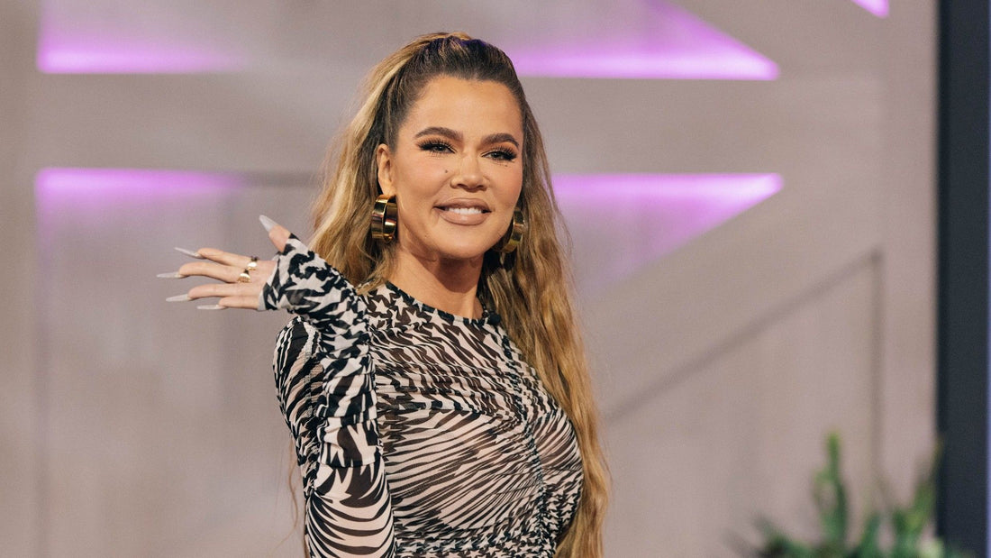 Khloé Kardashian wearing a curly long bob hairstyle