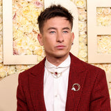 Barry Keoghan debuting a 60s-inspired mop-top hairstyle at a London premiere