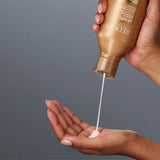 Shampoo and conditioner bottles pictured in a haircare article image