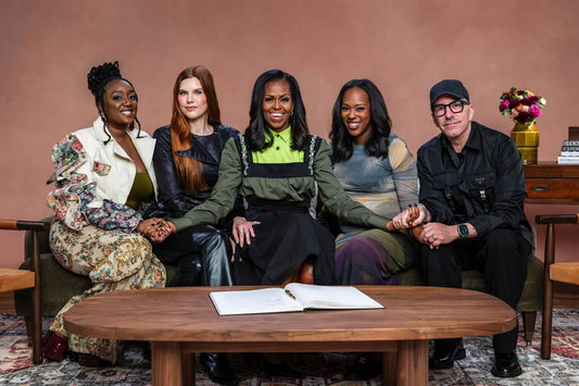 Lead image from a PopSugar interview about Michelle Obama’s hairstylists and hair legacy