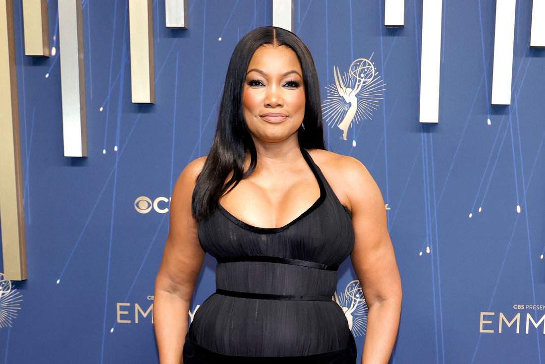 Garcelle Beauvais debuting a short blue lob hairstyle