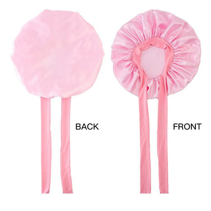Hairporium Satin Bonnet Sleep Cap – Luxury Satin Night Cap for Hair Protection & Overnight Moisture Retention
