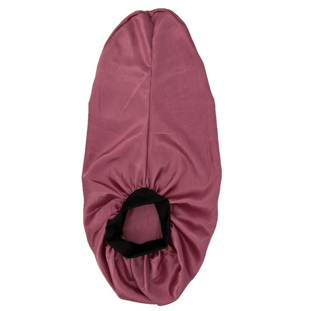 Hairporium Silky Long Bonnet – Solid Colour Night Cap for Women’s Overnight Hair Care & Protection