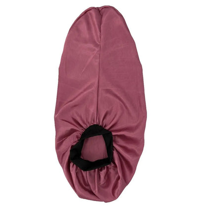 Hairporium Silky Long Bonnet – Solid Colour Night Cap for Women’s Overnight Hair Care & Protection