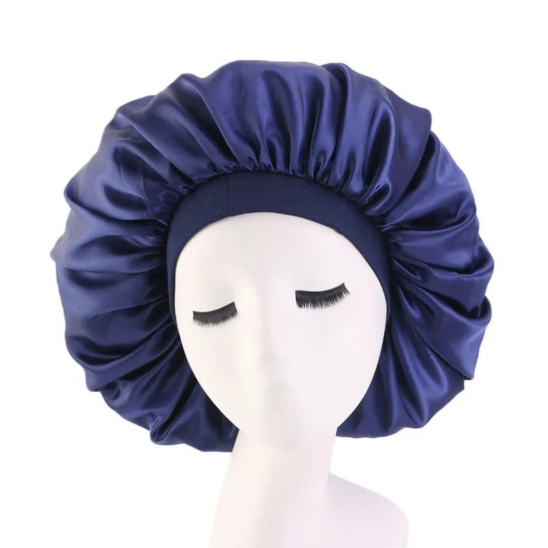 Hairporium Oversized Silky Satin Bonnet – Elegant Soft Night Cap for Women’s Hair Protection & Overnight Moisture Retention