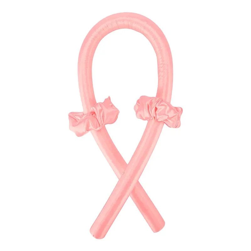 Hairporium Heatless Curling Rod Headband – Luxury Silk Ribbon Hair Rollers for Effortless Overnight Curls
