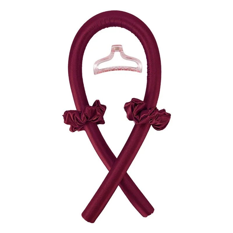 Hairporium Heatless Curling Rod Headband – Luxury Silk Ribbon Hair Rollers for Effortless Overnight Curls