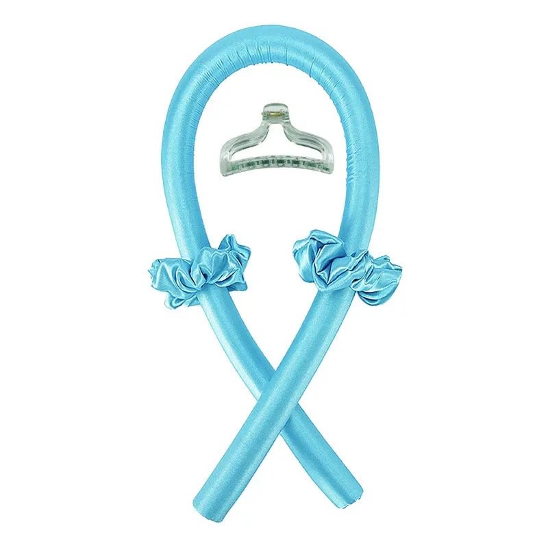 Hairporium Heatless Curling Rod Headband – Luxury Silk Ribbon Hair Rollers for Effortless Overnight Curls