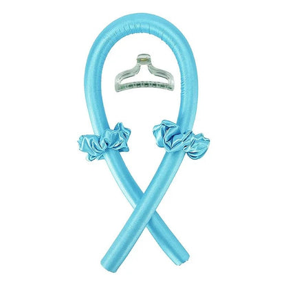 Hairporium Heatless Curling Rod Headband – Luxury Silk Ribbon Hair Rollers for Effortless Overnight Curls