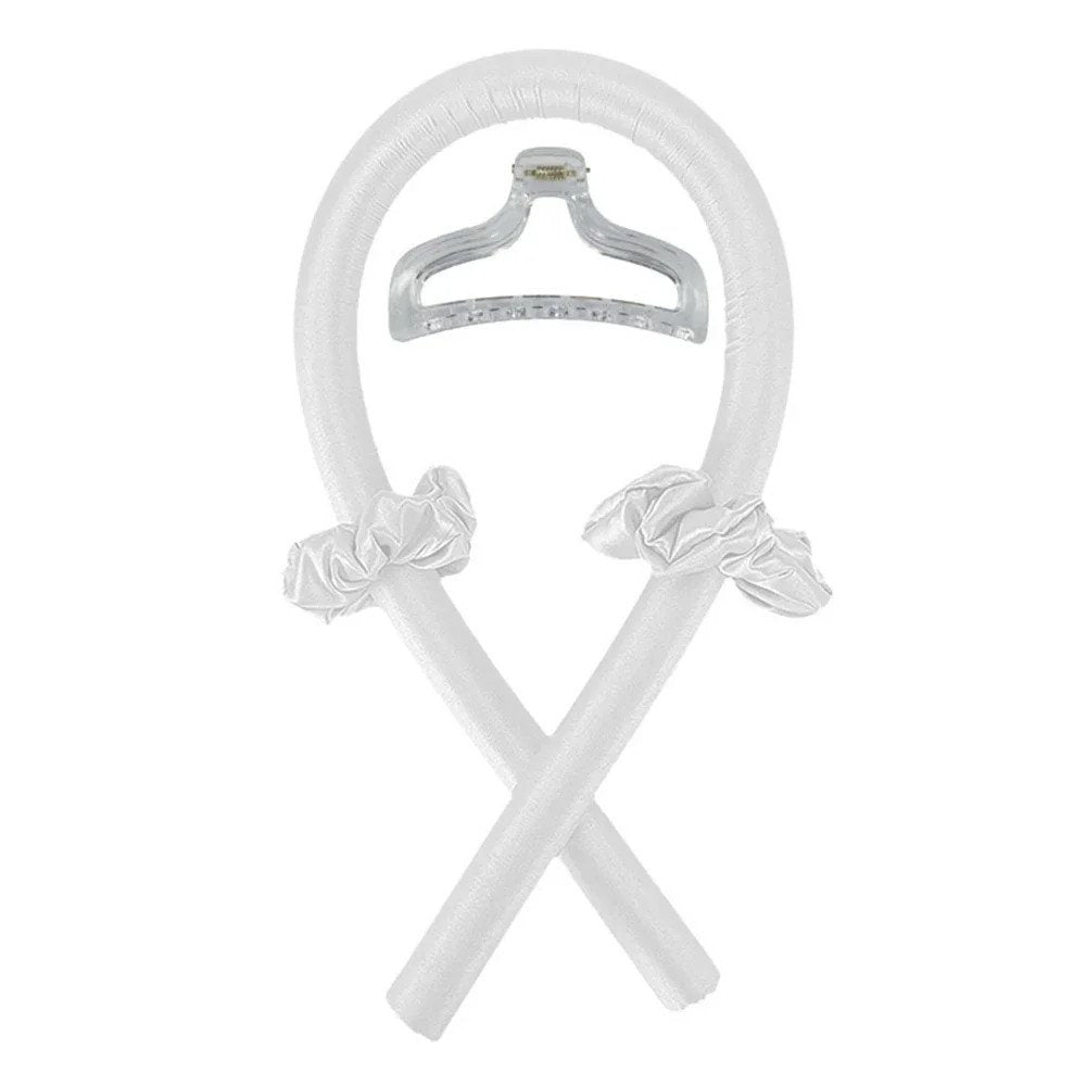 Hairporium Heatless Curling Rod Headband – Luxury Silk Ribbon Hair Rollers for Effortless Overnight Curls