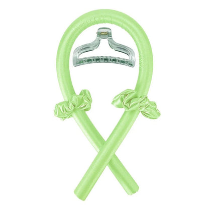 Hairporium Heatless Curling Rod Headband – Luxury Silk Ribbon Hair Rollers for Effortless Overnight Curls