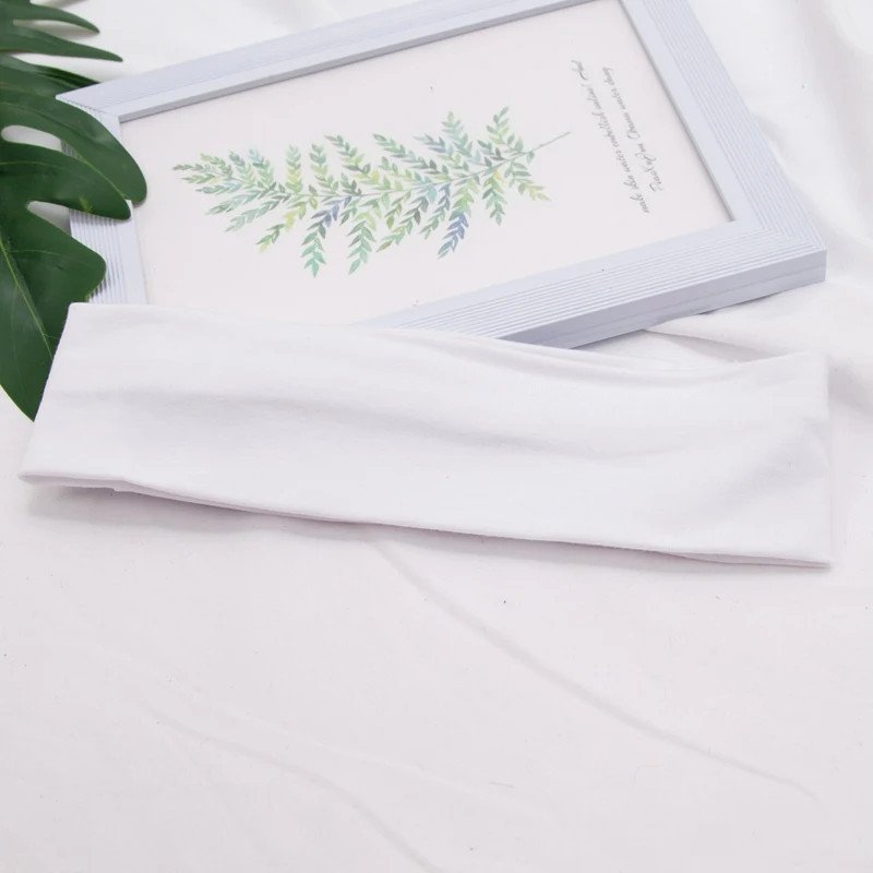 Hairporium Elastic Cotton Fashion Headbands – Soft Stretch Hair Bands for Fitness, Yoga, Makeup & Everyday Style