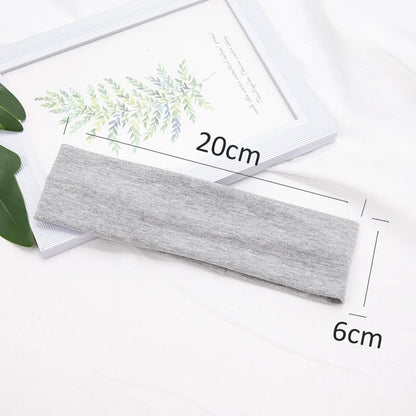 Hairporium Elastic Cotton Fashion Headbands – Soft Stretch Hair Bands for Fitness, Yoga, Makeup & Everyday Style