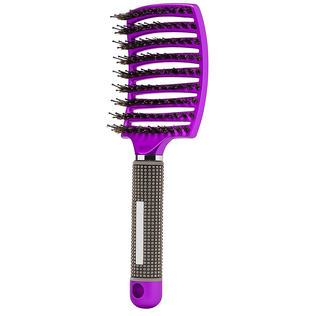 Hairporium Hair Brush & Detangling Comb – Bristle and Nylon Wet Massage Brush for All Hair Types