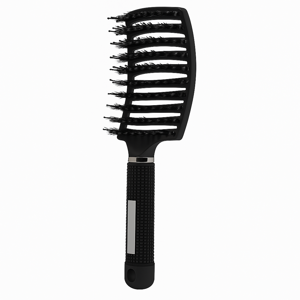 Hairporium Hair Brush & Detangling Comb – Bristle and Nylon Wet Massage Brush for All Hair Types