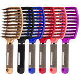Hairporium Hair Brush & Detangling Comb – Bristle and Nylon Wet Massage Brush for All Hair Types